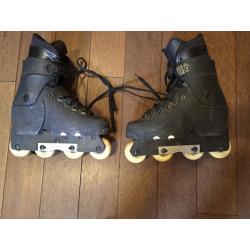 INLINE SKATES Oxygen AR 3.1 Argon Bentley Aggressive Inline Rollerblade Skates size 6/7