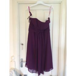 Brand new berketex bridesmaid dress, size 18 in eggplant