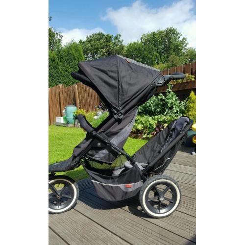 Phil and teds double pushchair