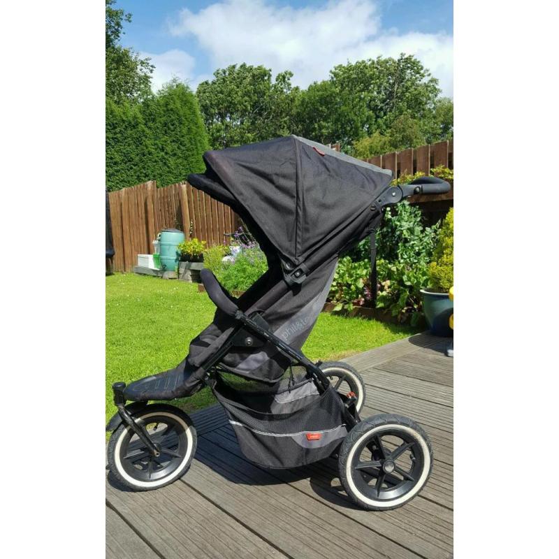 Phil and teds double pushchair