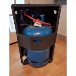 Calor gas warmlite heater hardly used and full bottle.