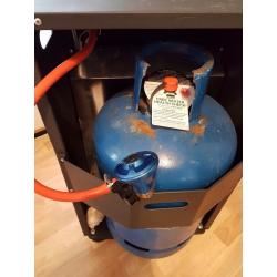 Calor gas warmlite heater hardly used and full bottle.