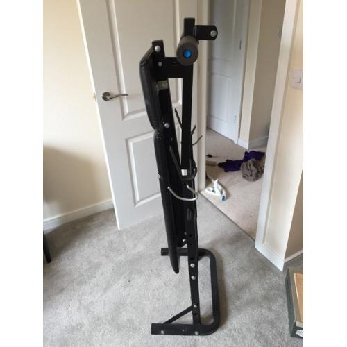 York folding weights bench.