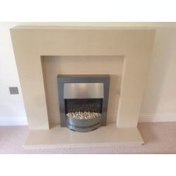 Electric fire and surround