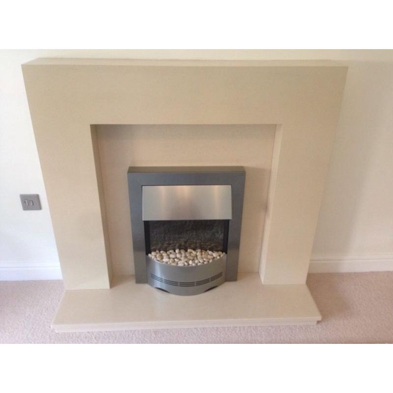 Electric fire and surround