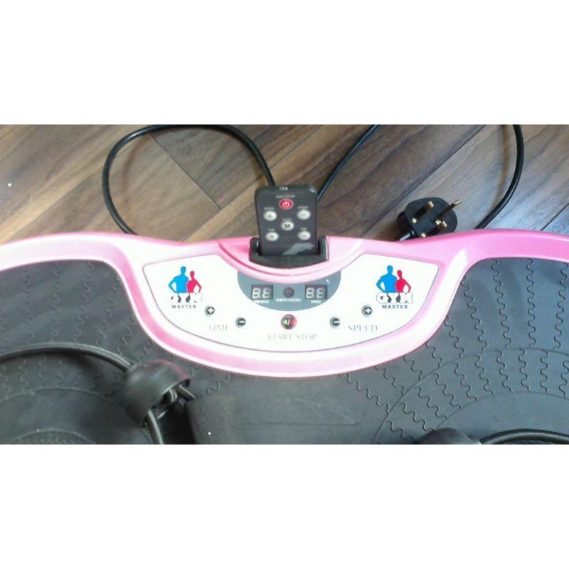 Slim Gym Master Vibration Plate - Pink - Like New!