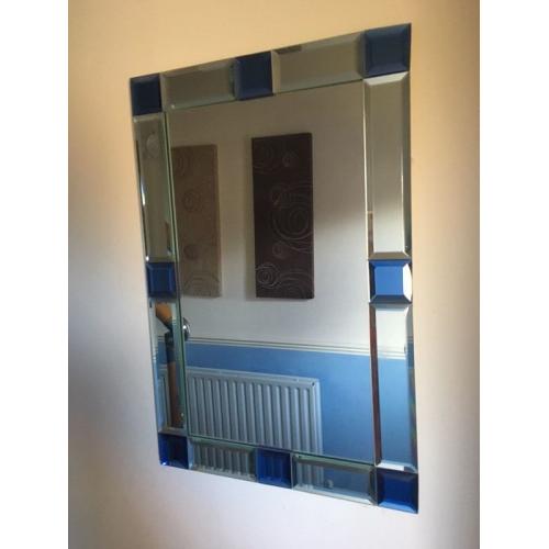 Beveled edge mirror