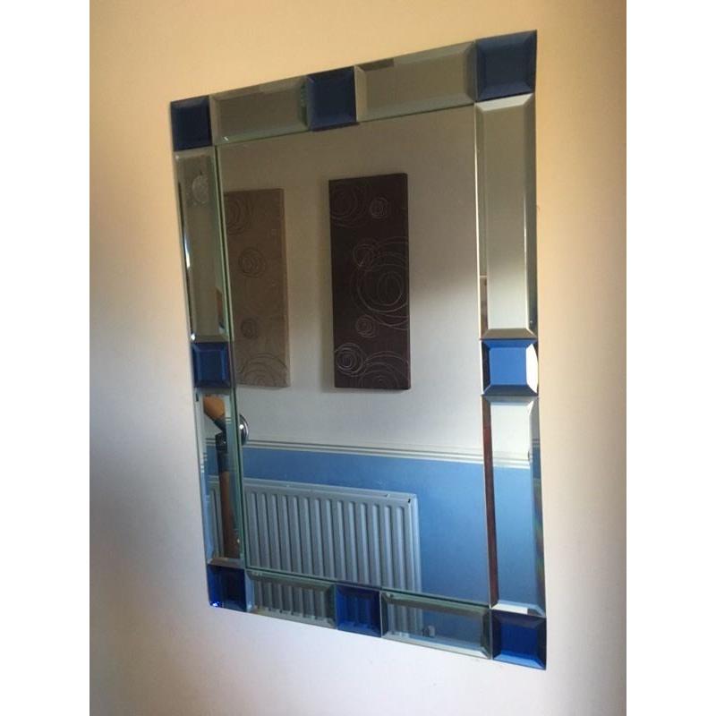 Beveled edge mirror