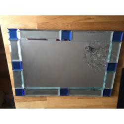 Beveled edge mirror