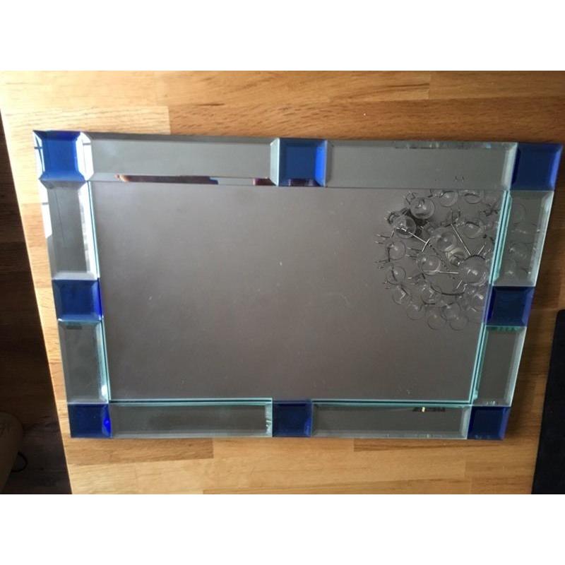 Beveled edge mirror