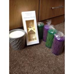New home accessories candles reed diffuser fragrance gift hamper house warming decorations birthday