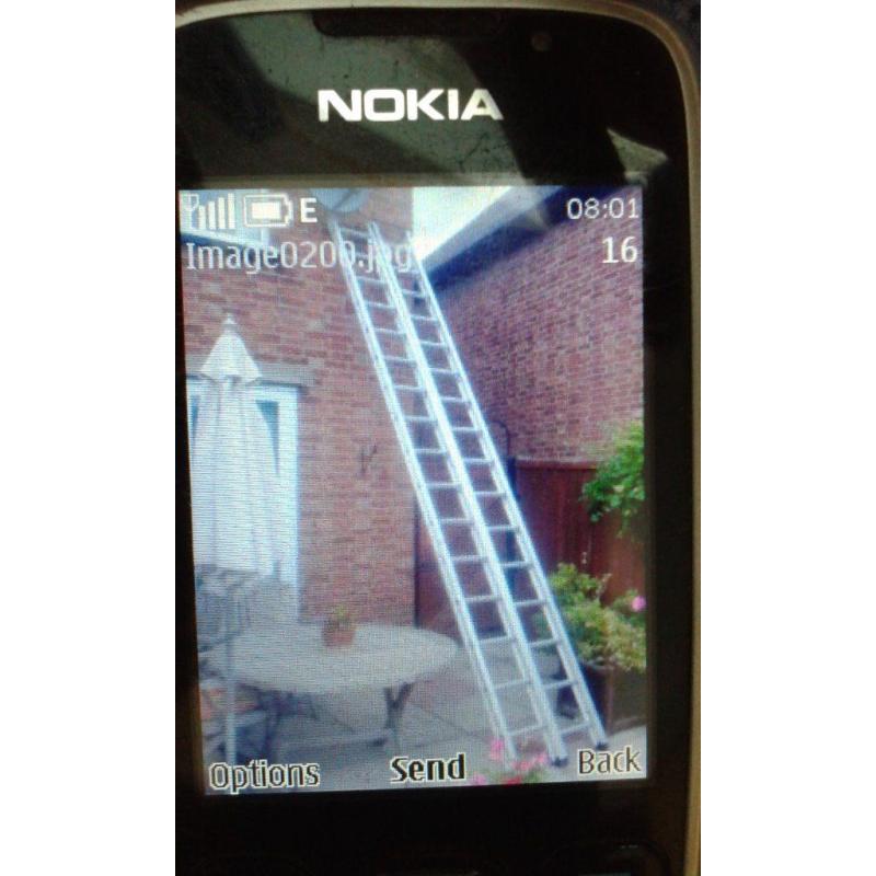 Abru Aluminium Heavy Duty 25 Foot Ladder