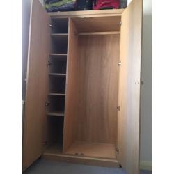 Solid oak wardrobe