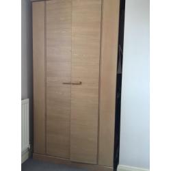 Solid oak wardrobe