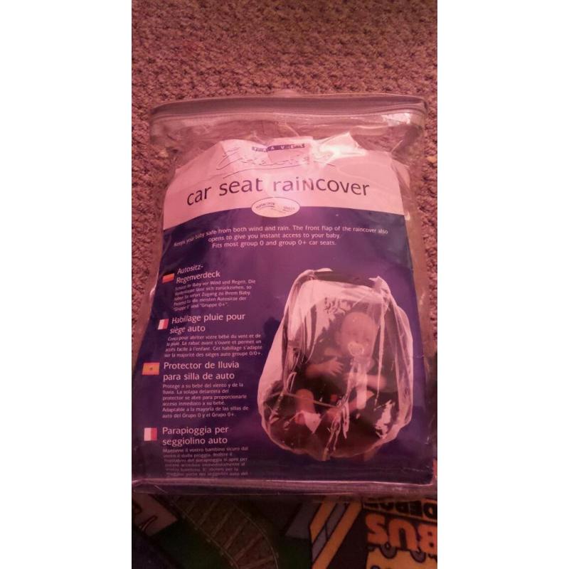 Unverisal car seat raincover.