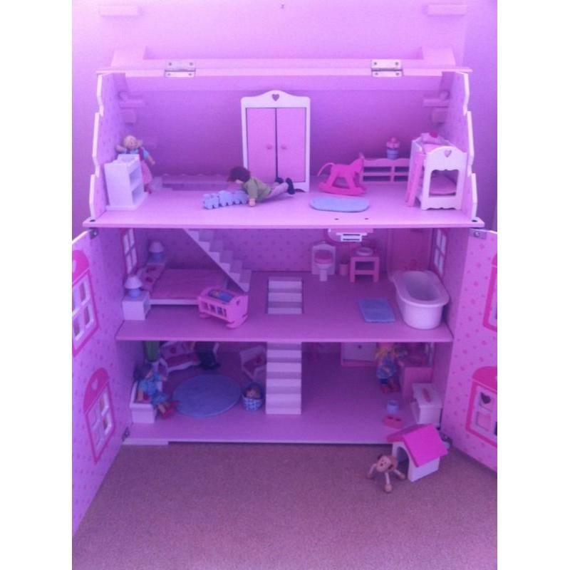 ELC Rosebud wooden doll's house