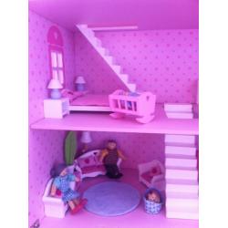 ELC Rosebud wooden doll's house