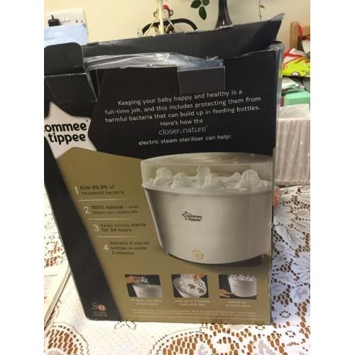Brand new Tommie Tippee Electric Steriliser still in box