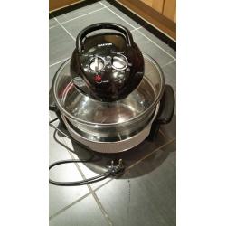 Lightly used SALTER 17L Halogen Oven with Extender