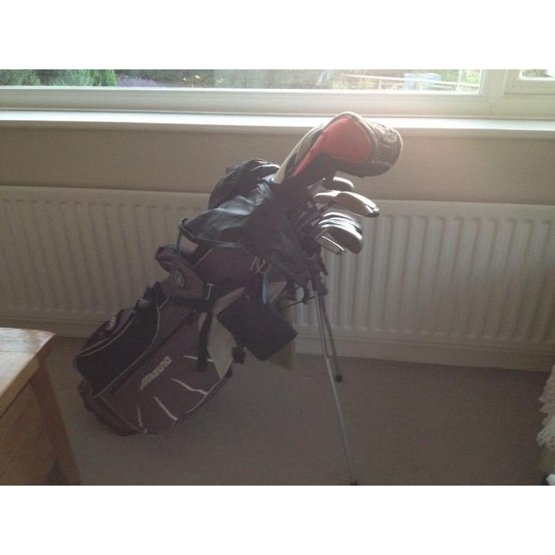 QUALITY SET OF USED CLUBS TAYLORMADE MIZUNO ODYSSEY PING RAM