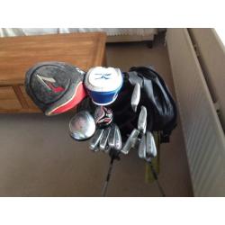 QUALITY SET OF USED CLUBS TAYLORMADE MIZUNO ODYSSEY PING RAM