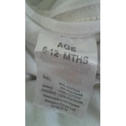 Two white baby sleeping bags 6-12 months