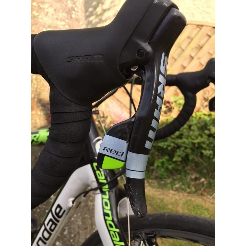 Pro level Cannondale SuperX SRAM Red Hi-Mod bicycle 6.5kg 56cm