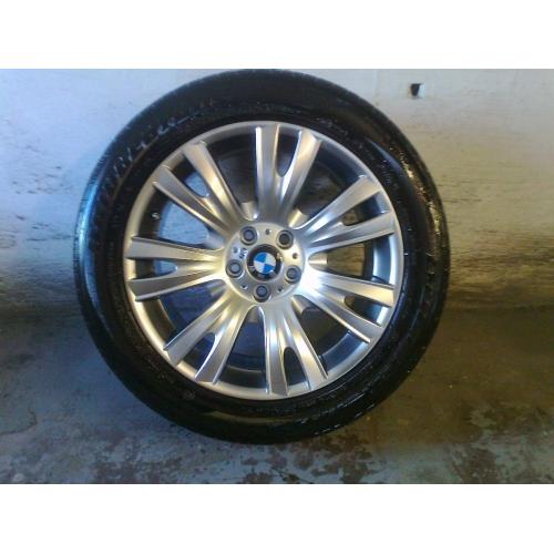 ALLOYS X 4 OF 19 INCH GENUINE BMW X5 4X4 FULLY POWDERCOATED INA STUNNING SHADOW CHROME VERY NICE JOB