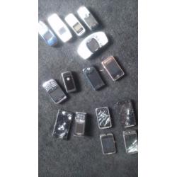 Job lot 14 mobile for spares or repair