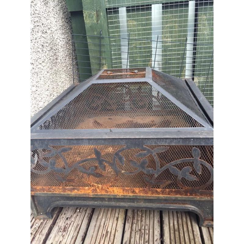 Square fire pit (instead of chiminea)
