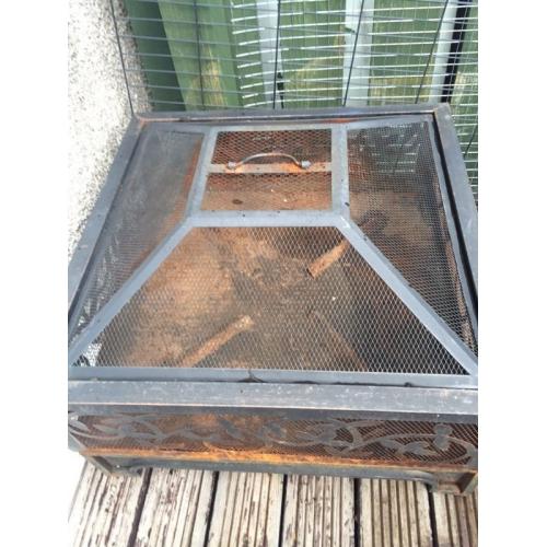 Square fire pit (instead of chiminea)