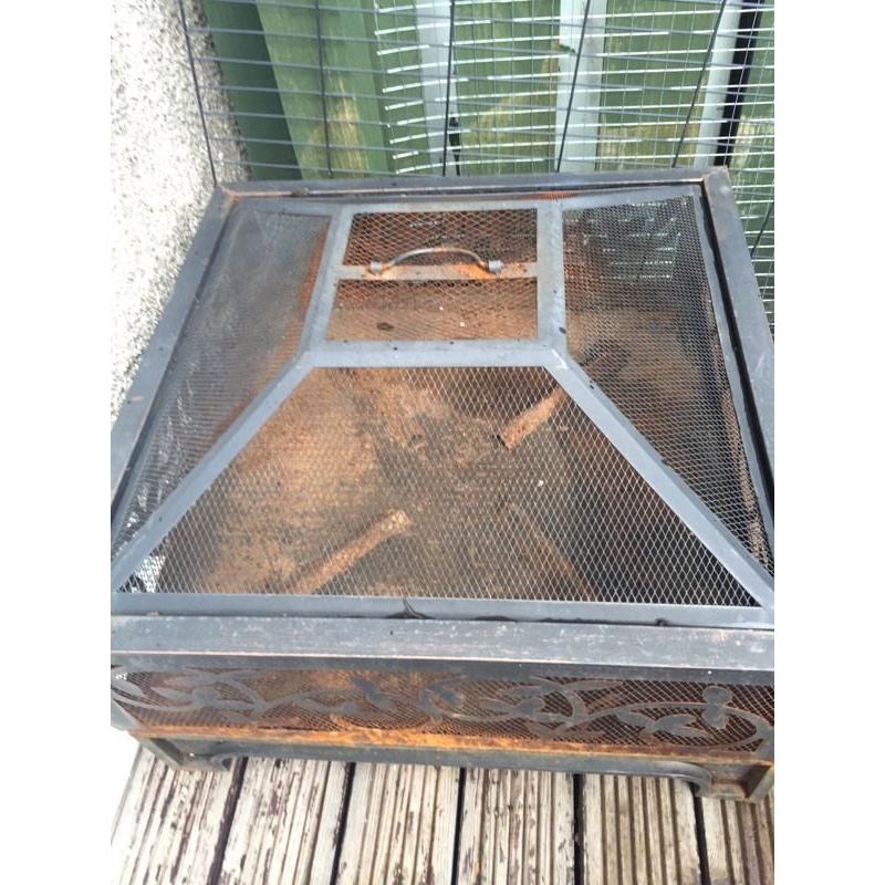 Square fire pit (instead of chiminea)