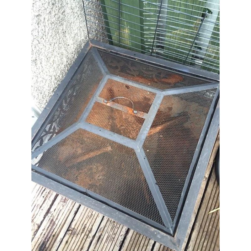 Square fire pit (instead of chiminea)