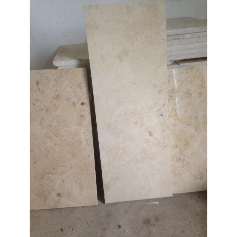 Solid marble floor tiles *SOLD*
