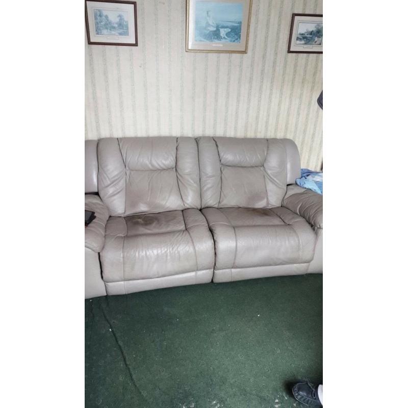 Recliner chair and sofa