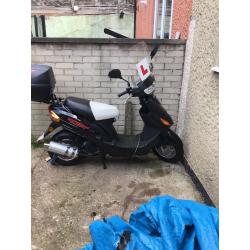Brand new black 50cc scooter
