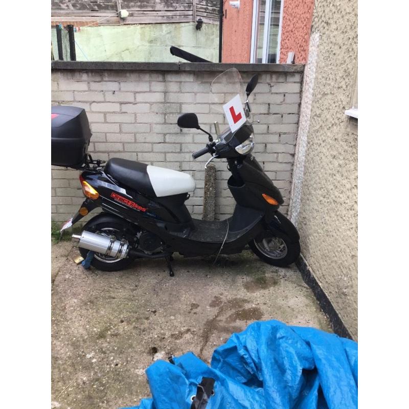 Brand new black 50cc scooter