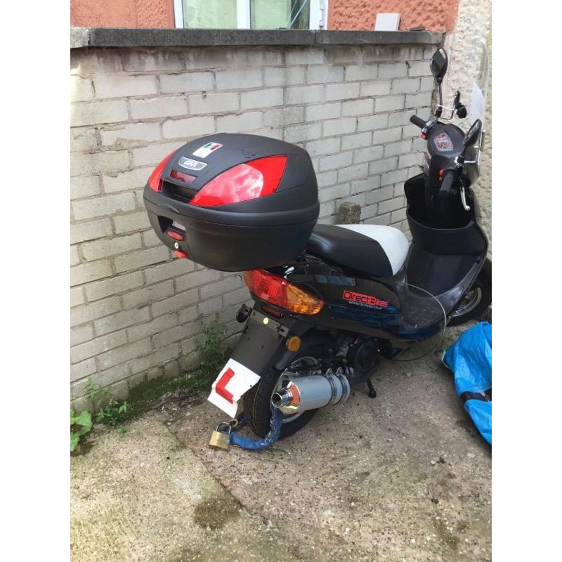 Brand new black 50cc scooter
