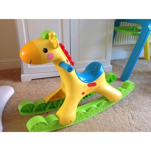 Musical rocking horse