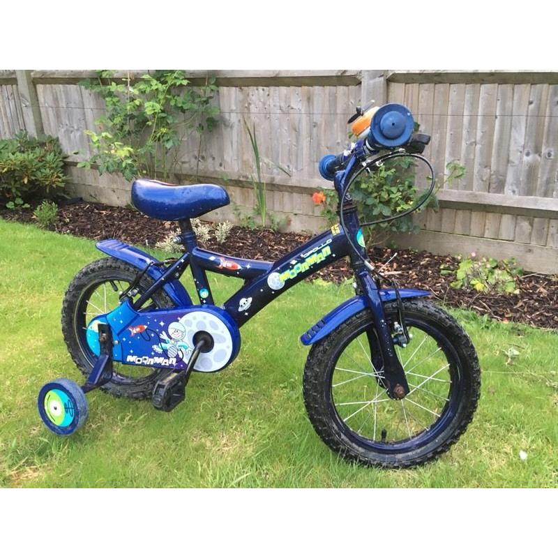 14 inch bike with stabilisers