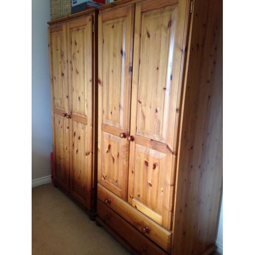 Pine wardrobe