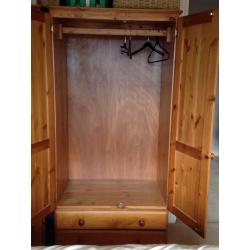 Pine wardrobe