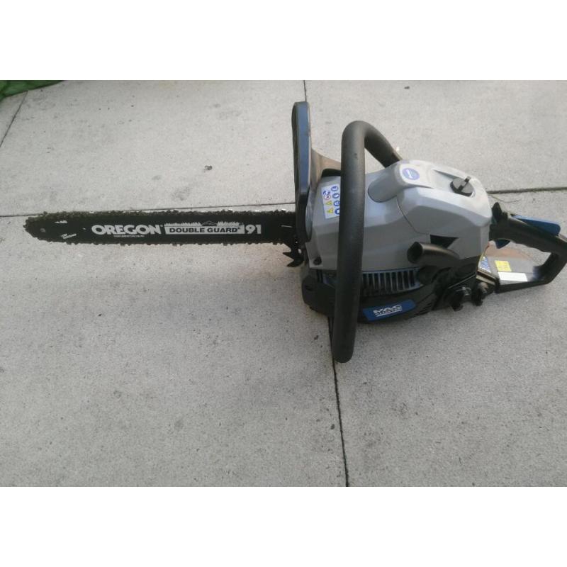 Petrol chainsaw McAllister and McAllister leaf blower