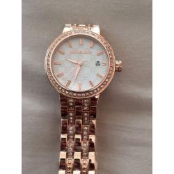 MK ladies rose gold watch