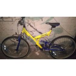 Ladies storm dual suspension mountain bike