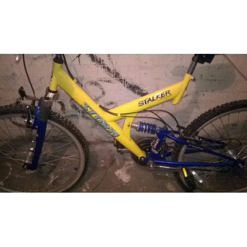 Ladies storm dual suspension mountain bike
