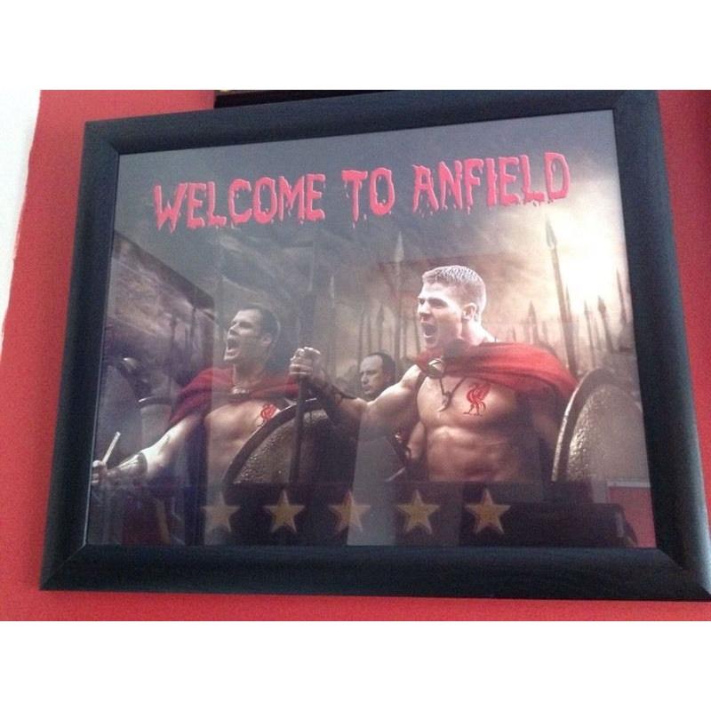 Liverpool Football Club Framed Picture and Mirror