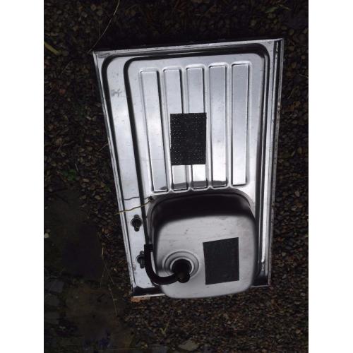 Stainless steel sink and drainer