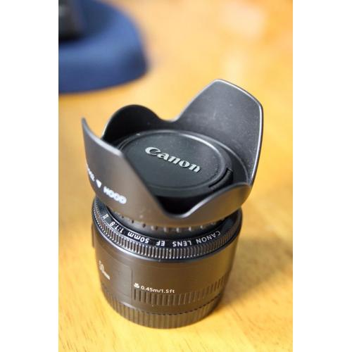 Canon Lenses 50mm & 75mm-300mm