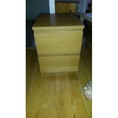 bedside table malm